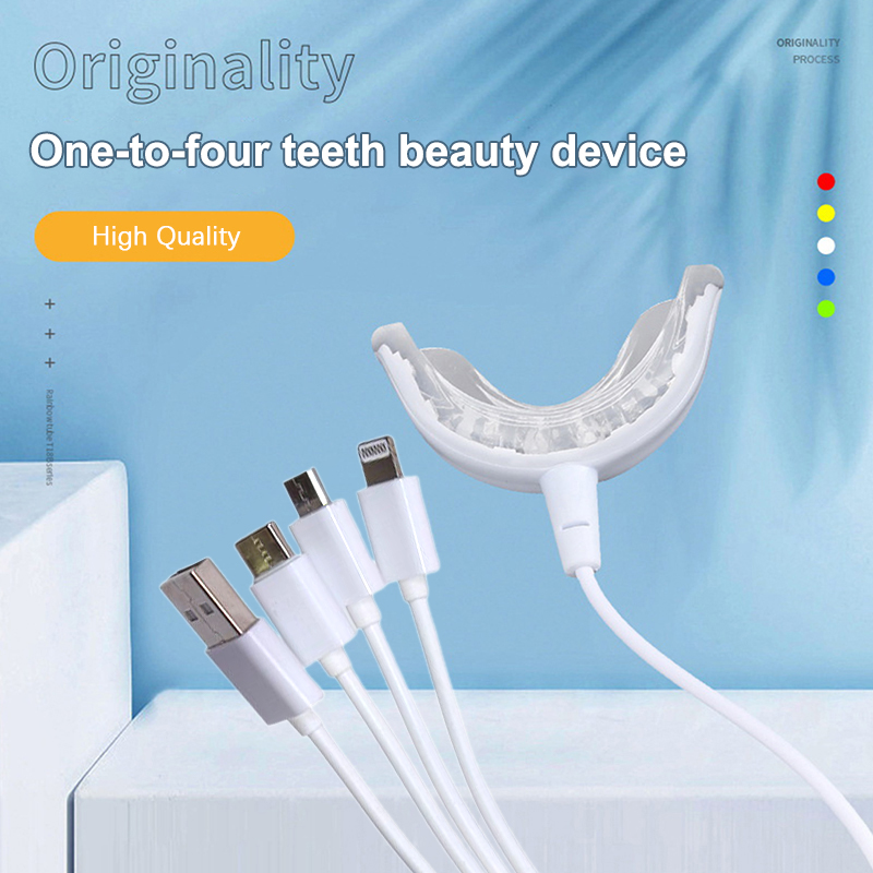 Teeth Whitening Led - 1 pz 4 in1 sbiancamento dei
