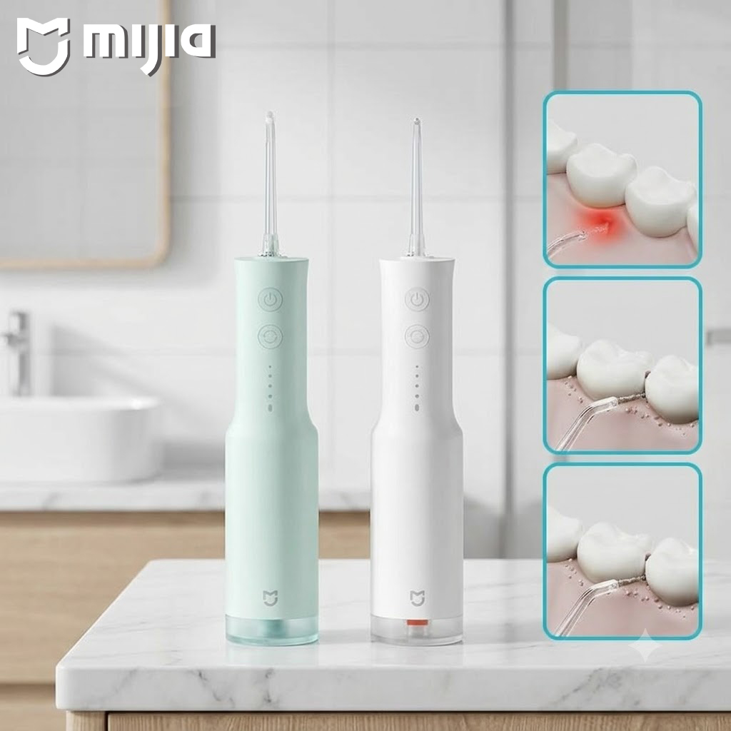 Teeth Whitening Quick - Irrigatore Orale Portatile Xiaomi F300, Idropulsore