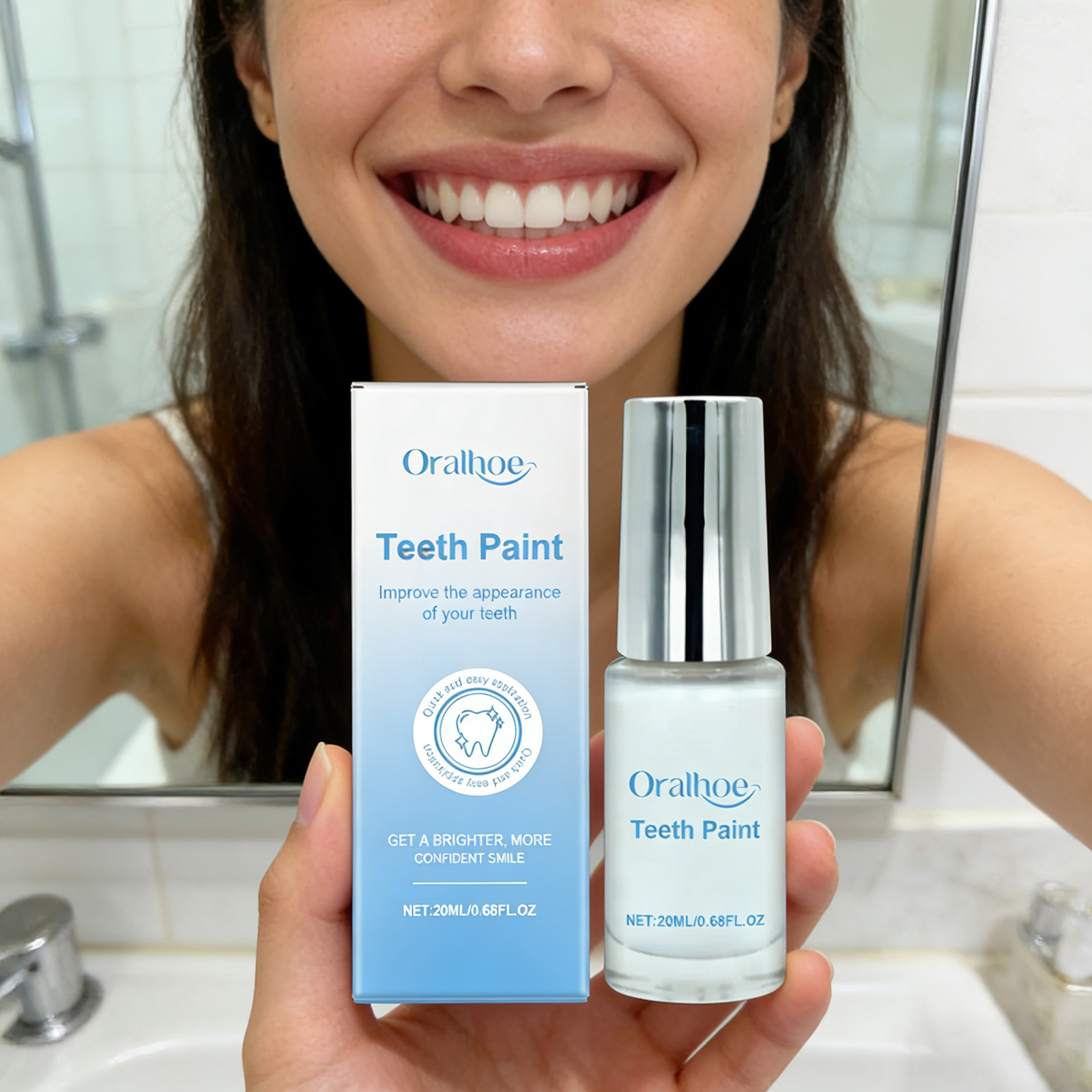 Teeth Paint Whitening - Smalto Sbiancante per Denti 20ml -