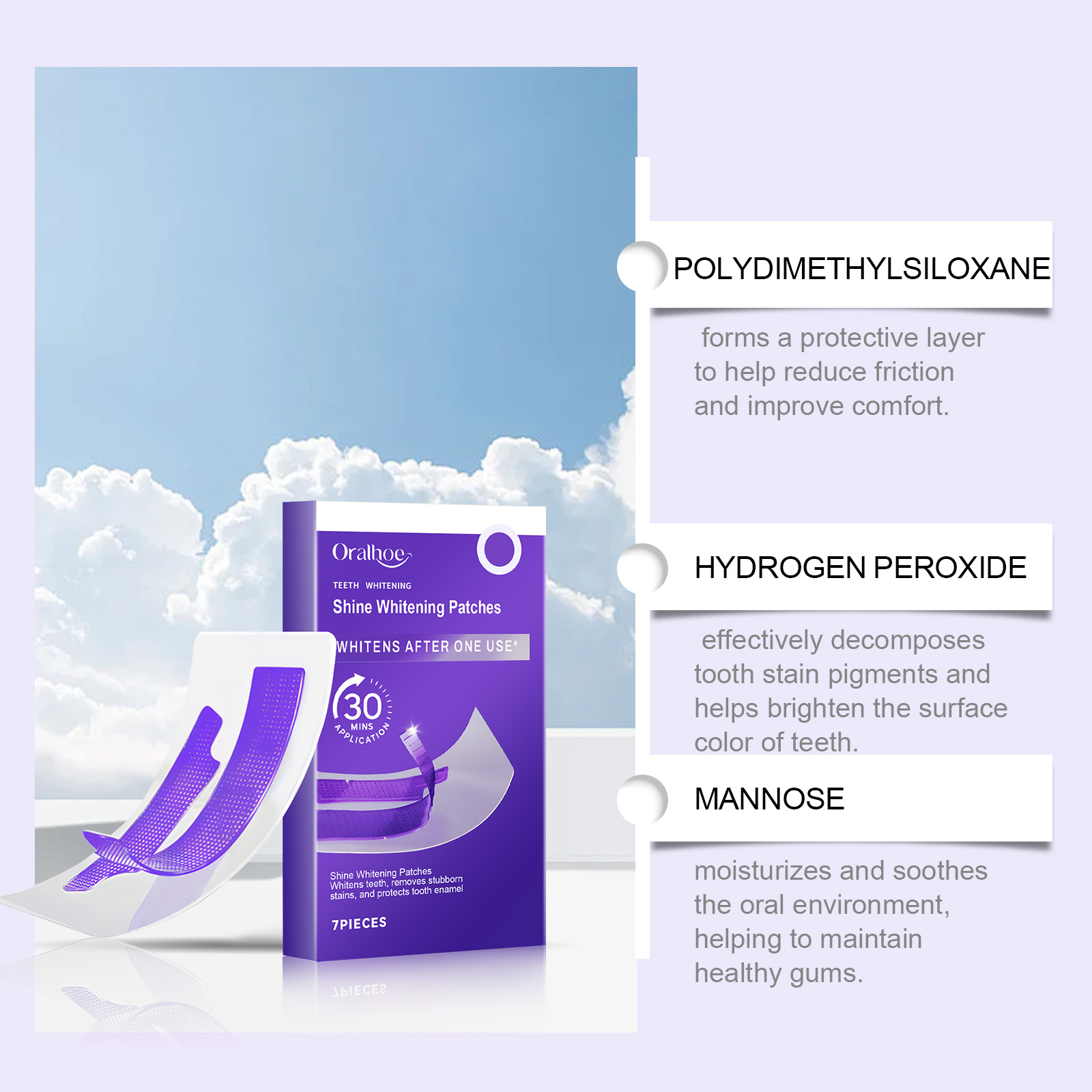 ORALHOE 7 pz/scatola cerotti s - Teeth Whitening Quick recensione e prezzo