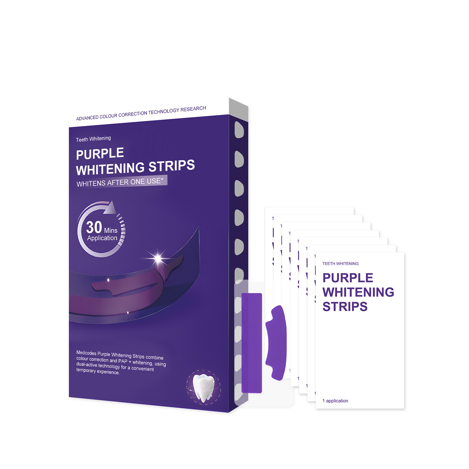Strisce sbiancanti viola per d - Teeth Whitening Ingredients recensione e prezzo