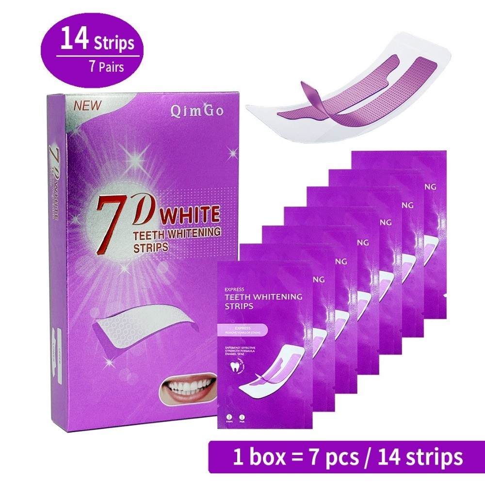 Strisce Sbiancanti 7D Viola, S - Teeth Whitening Strips recensione e prezzo