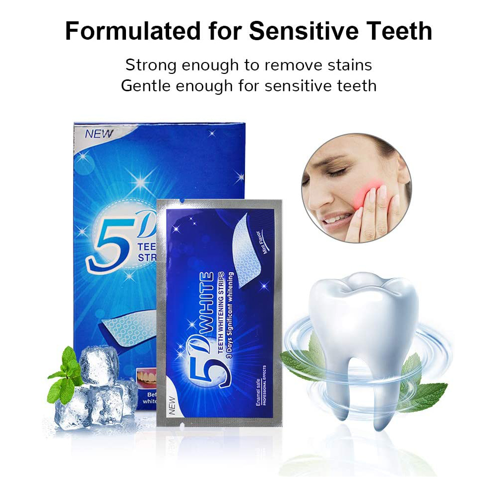 Strisce Sbiancanti 5D per Dent - Teeth Whitening Strips recensione e prezzo